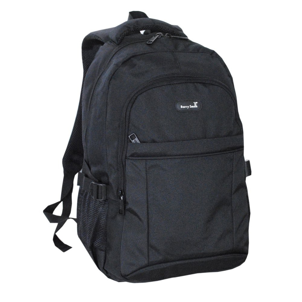 Barry Smith Laptop Backpack - Black | Shopee Malaysia