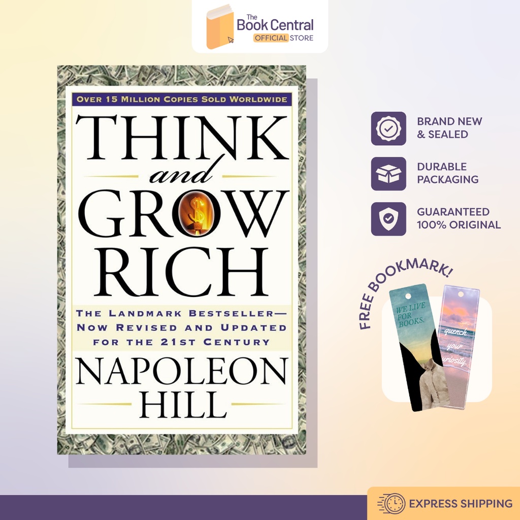 Featured image of Think and Grow Rich (ORIGINAL) by Napoleon Hill (PB-21st Century) Self Help Books