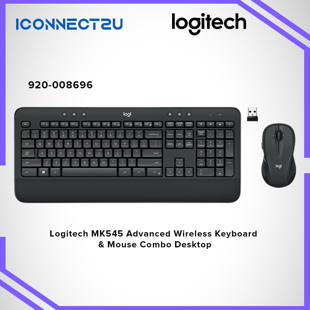 Logitech MK545 Advanced Wireless Keyboard & Mouse Combo (920008696