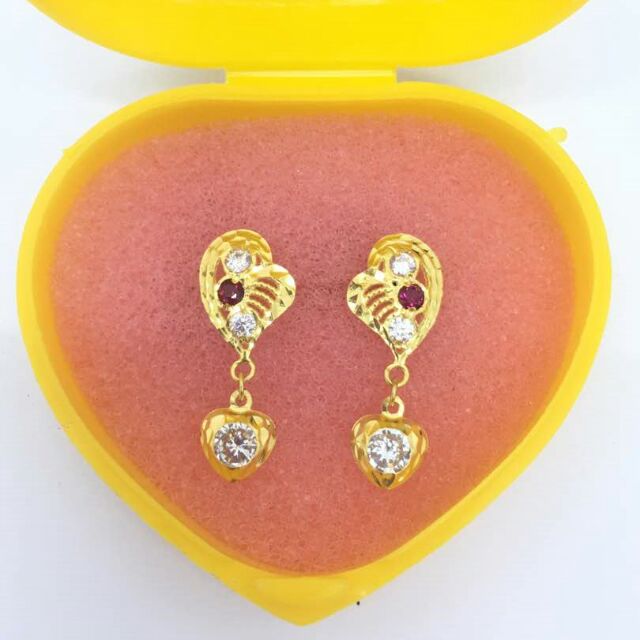 916 Gold Earring Shopee Malaysia