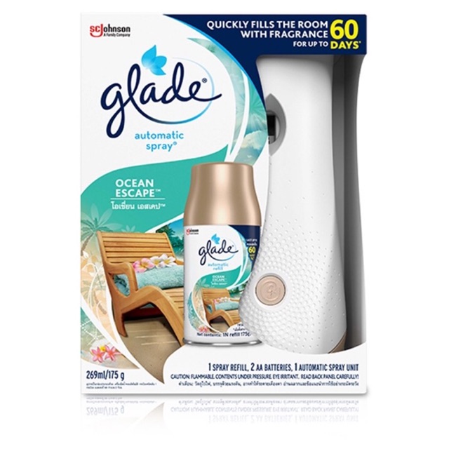 Glade Automatic air freshener starter kit 269ml/175g Shopee Malaysia