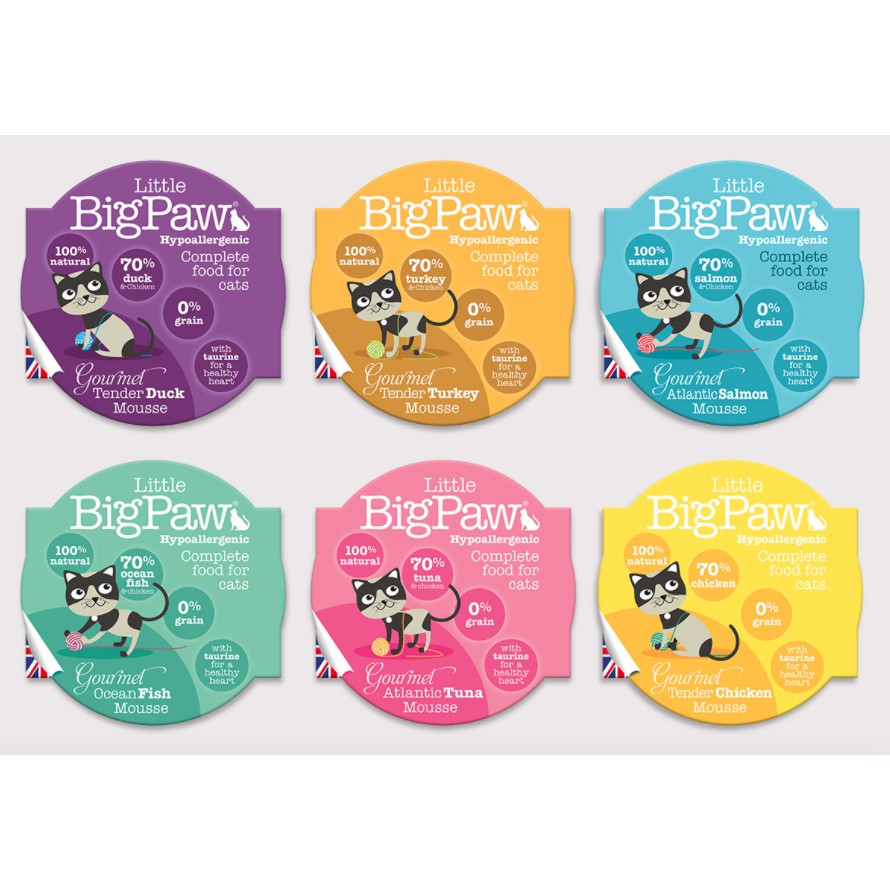 Little Big Paw Cat (Assorted Flavours) 85g | Shopee