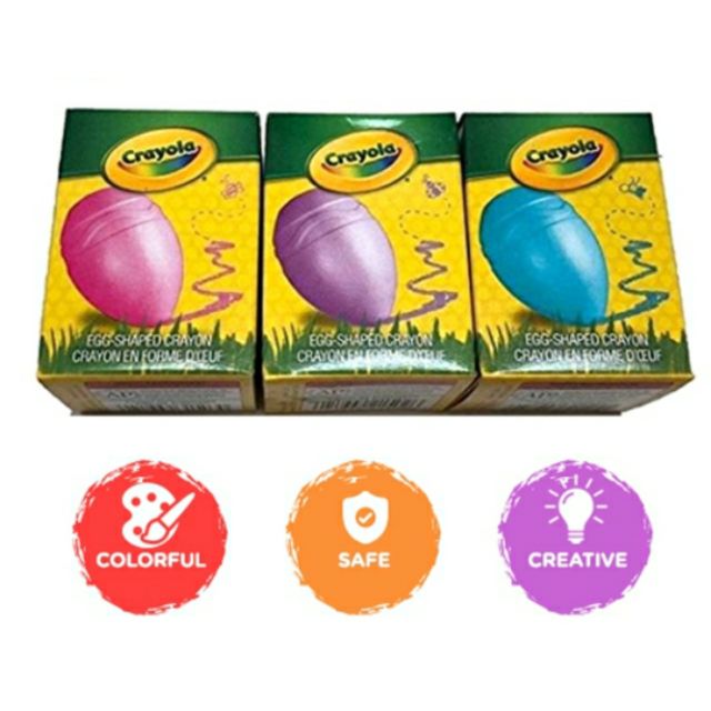 Clearance Crayola My First Crayola Egg Sharped Crayons Assortment 
