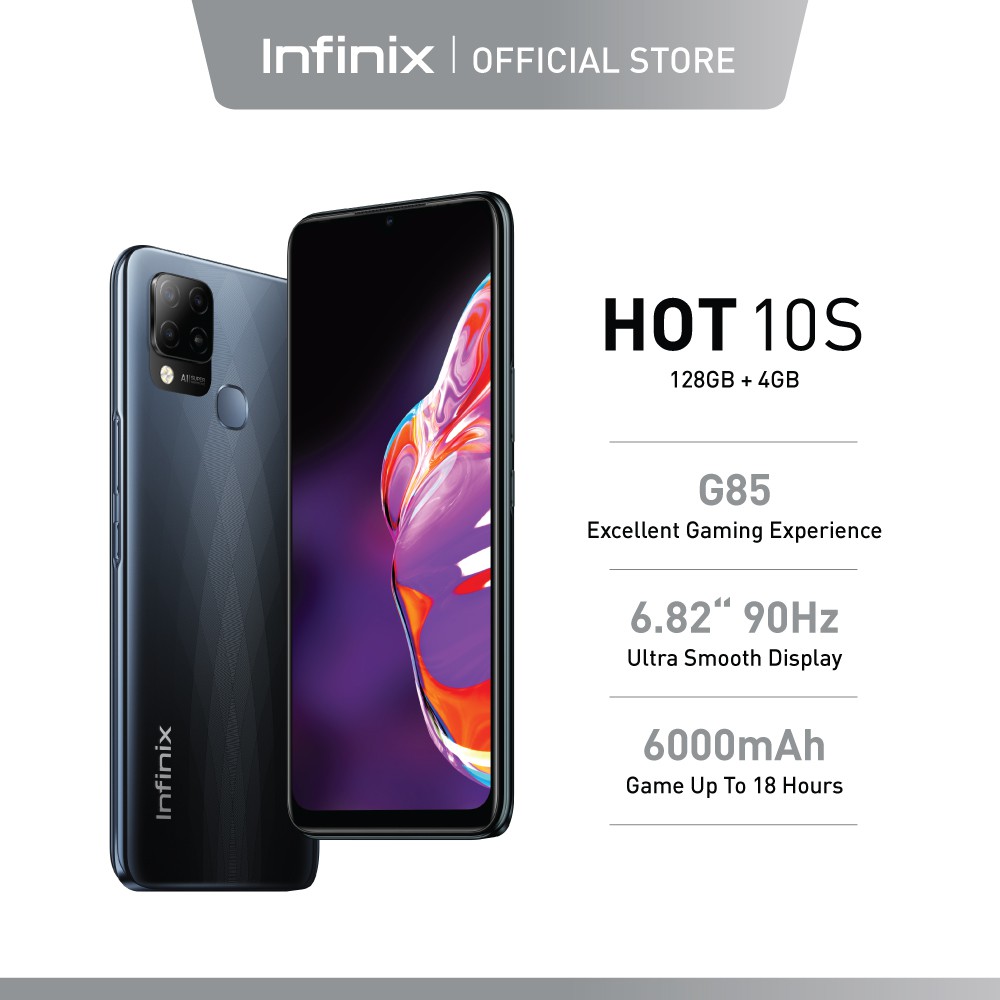 Смартфон infinix hot 10s 128 гб какой тип оперативной памяти