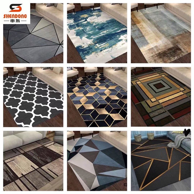 XXL (200*230 cm) Crystal Velvet Carpet 5 D / Floor mats / Rugs | Shopee ...
