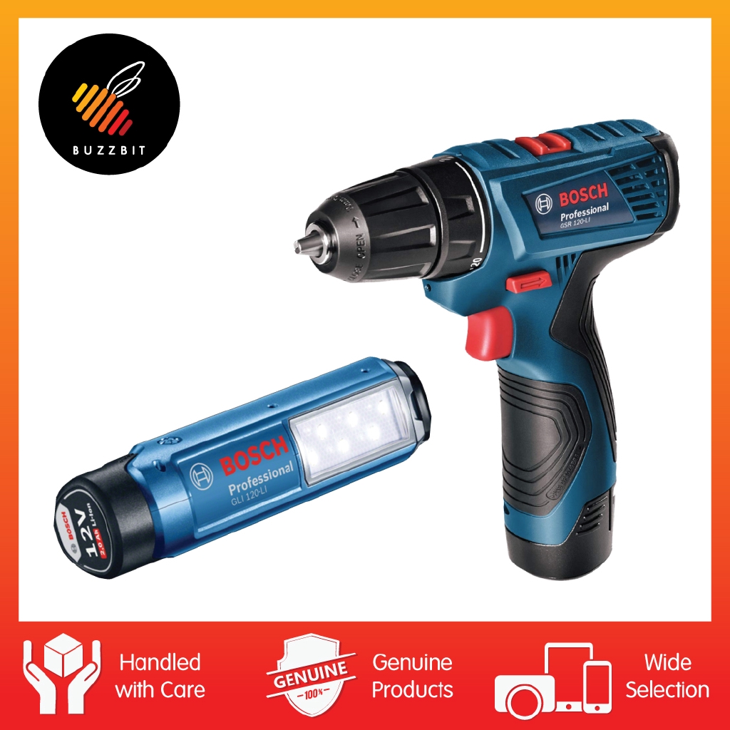 Bosch Gsr 120 Li Professional Cordless Drill Driver Gli 120 Li