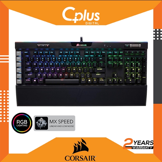 Corsair K95 Rgb Platinum Mechanical Gaming Keyboard 6x Programmable Macro Keys U Fastest Cherry Mx Speed Shopee Malaysia