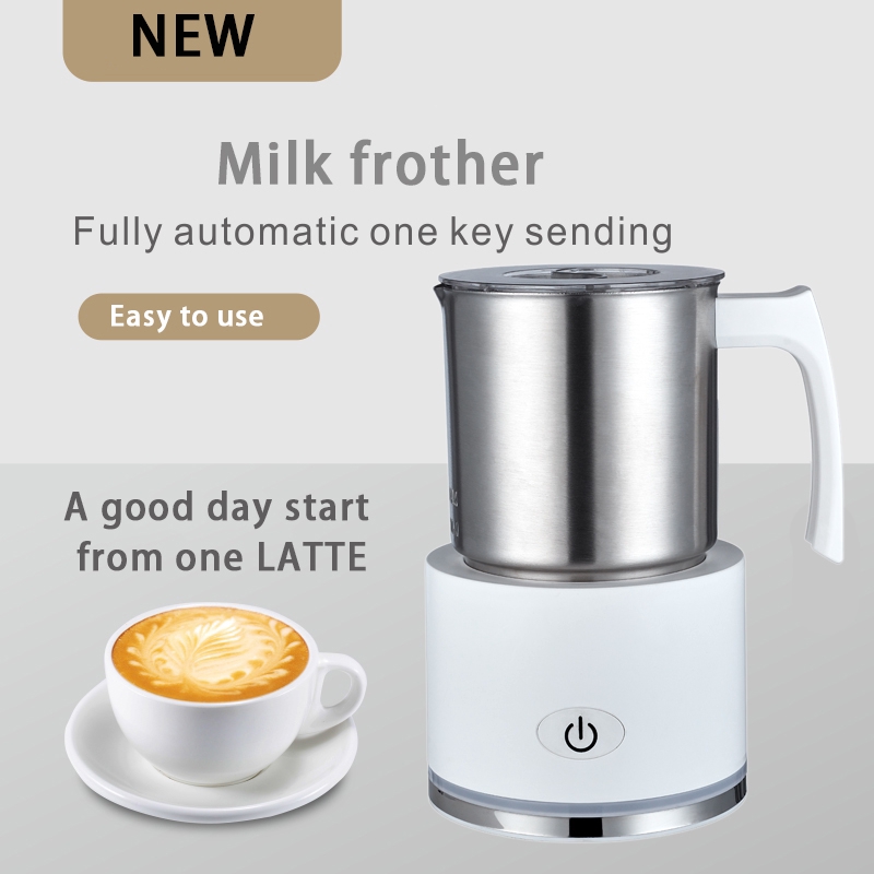 ⚡IN STOCK⚡24H shipping⚡ Automatic Milk frother Stainess Steel,   Milk Frother Machine , Electric Milk Steamer foam maker for any kind of coffee, automatic milk frother and heater cold milk function