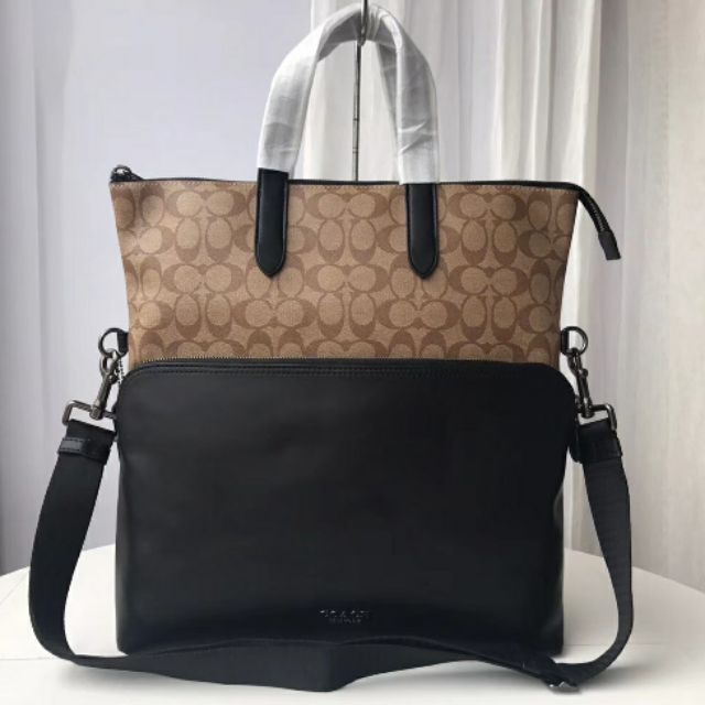 coach graham foldover tote