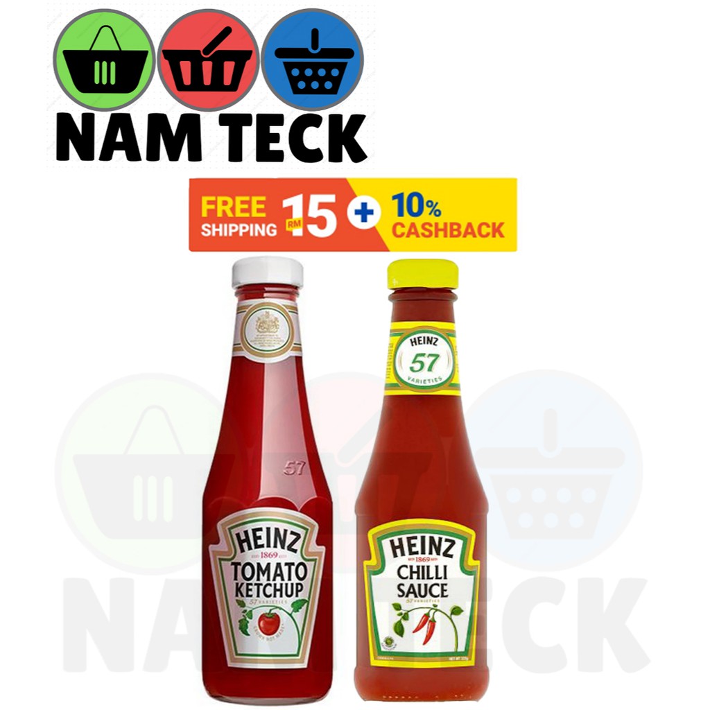 HEINZ Chili Sauce 320g / Tomato 300g Shopee Malaysia