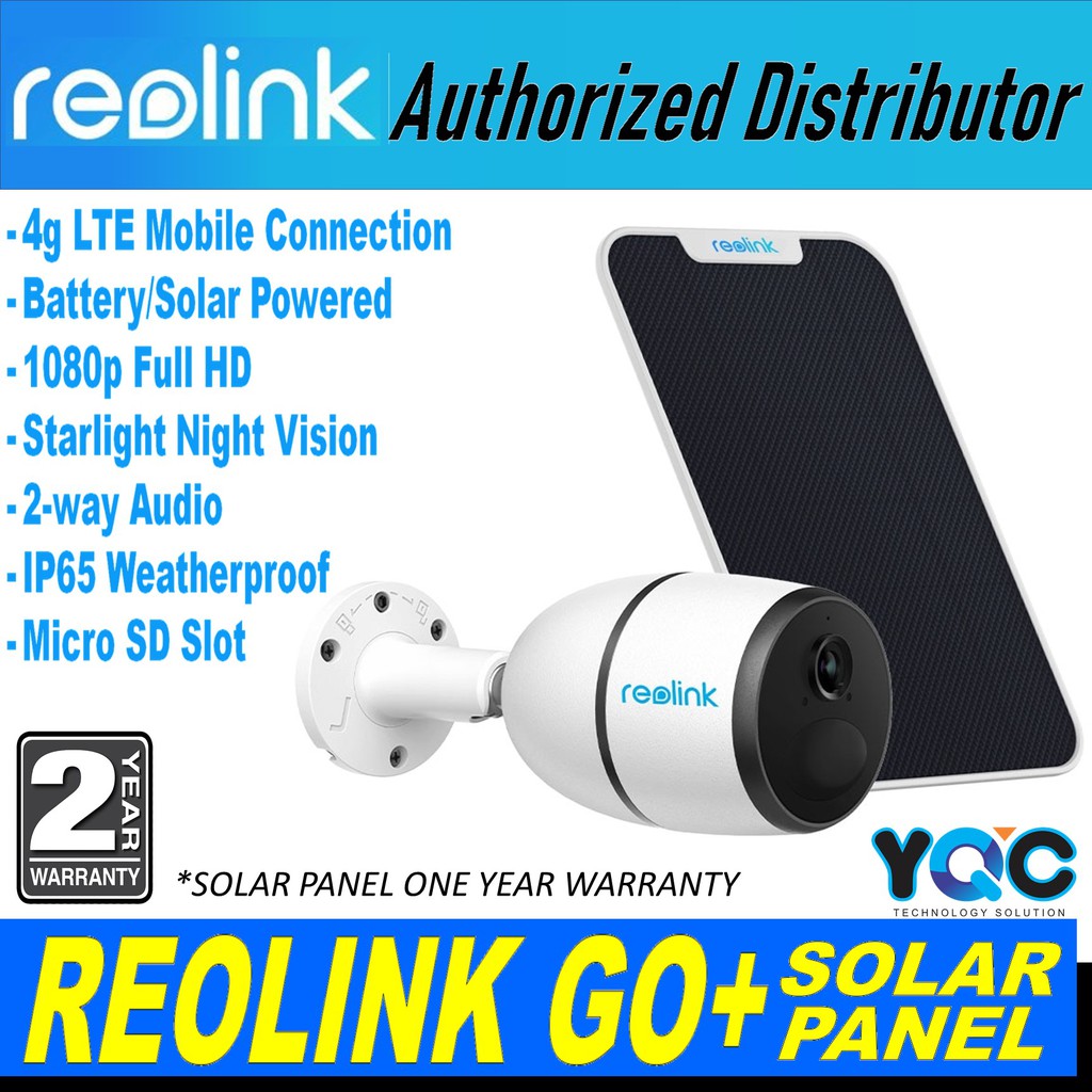 Reolink Go Wireless 4G LTE SIM Card IP Security CCTV Battery Powered