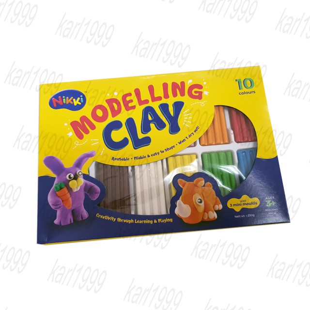 colour clay model