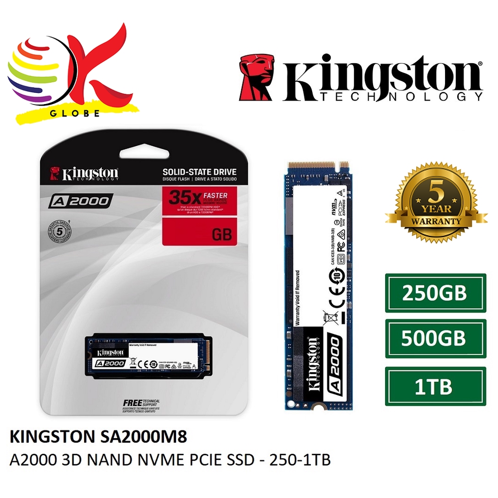 Ssd накопитель kingston a2000 sa2000m8 1000g 1тб обзор