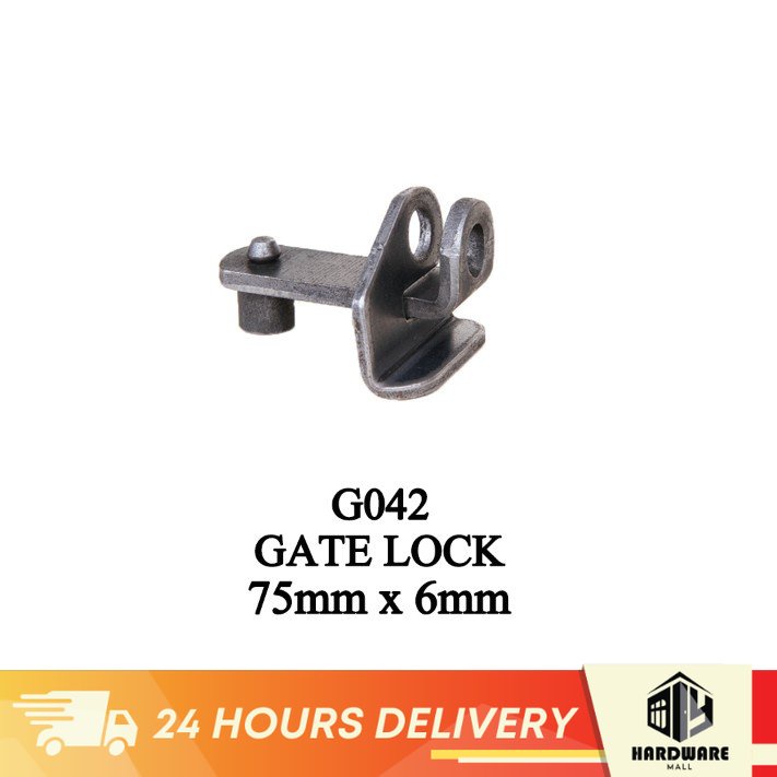 Metal Welding Lock Bracket Latch Handle Steel Main Gate Grill Iron Grille Pagar Selak Pintu Besi 大门搭仔