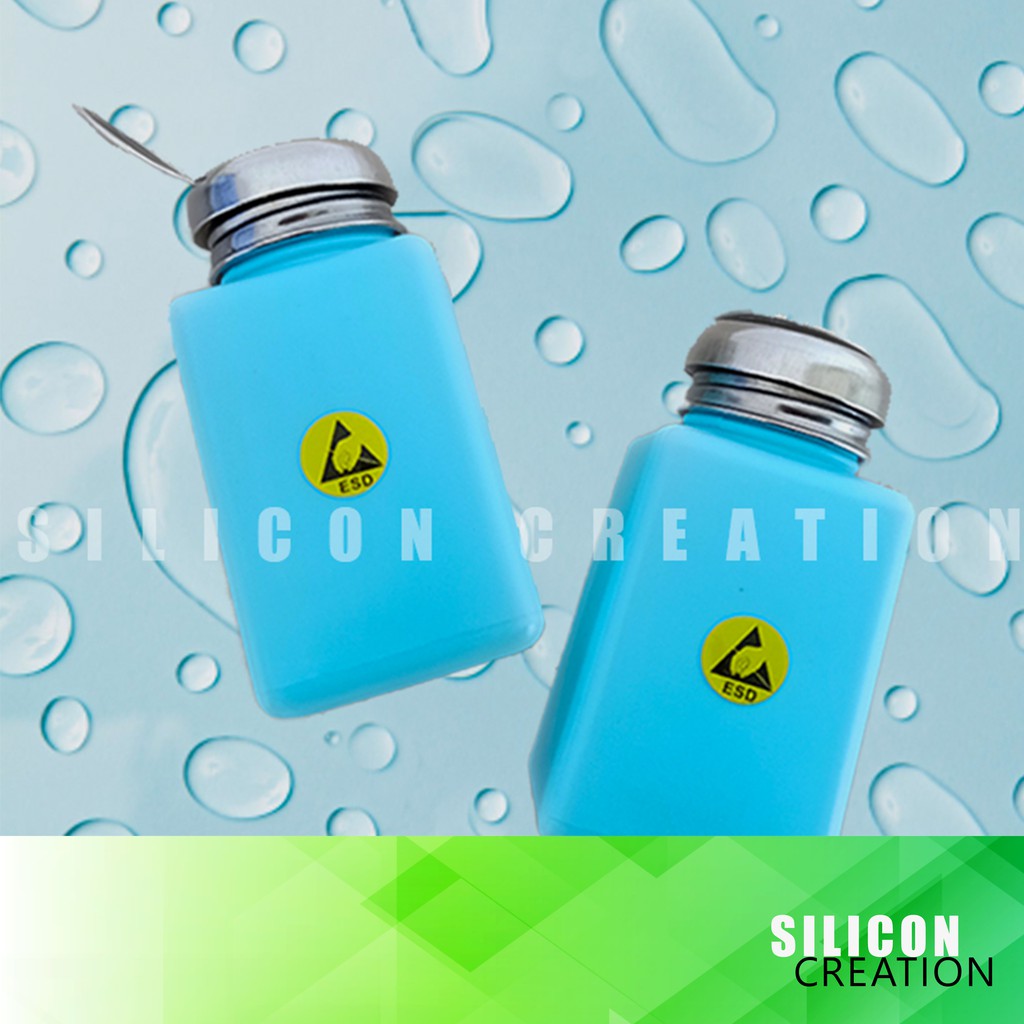 ESD IPA Bottle/IPA Solvent Dispenser Bottle Antistatic Bottle 6oz BLUE
