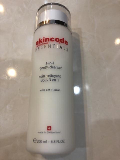 skincode 3 in 1 gentle cleanser