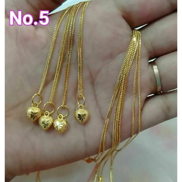 Set rantai  leher padu kanak  emas  916 tulen Shopee Malaysia