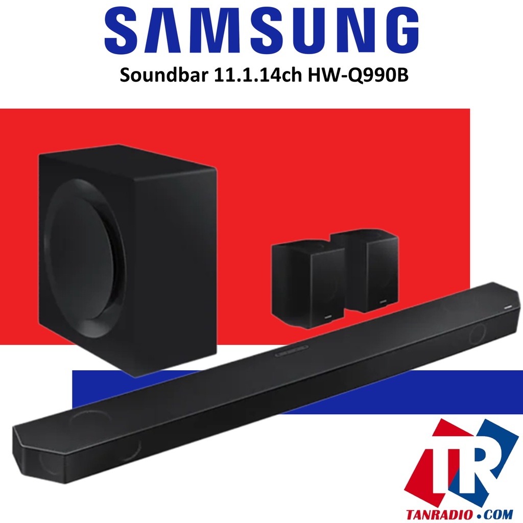 Samsung Q990B 11.1.4 Ch Soundbar HWQ990B/XM Sound Bar Speaker Home Audio Home Theater Systems