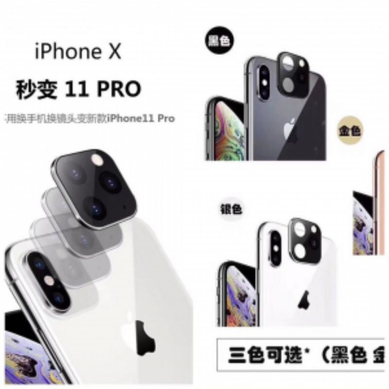 Fake Camera For Iphone X To Iphone 11 Pro Lens Screen Protector For Iphone Xs Max To Iphone 11 Pro Max Sticker Glass Shopee Malaysia