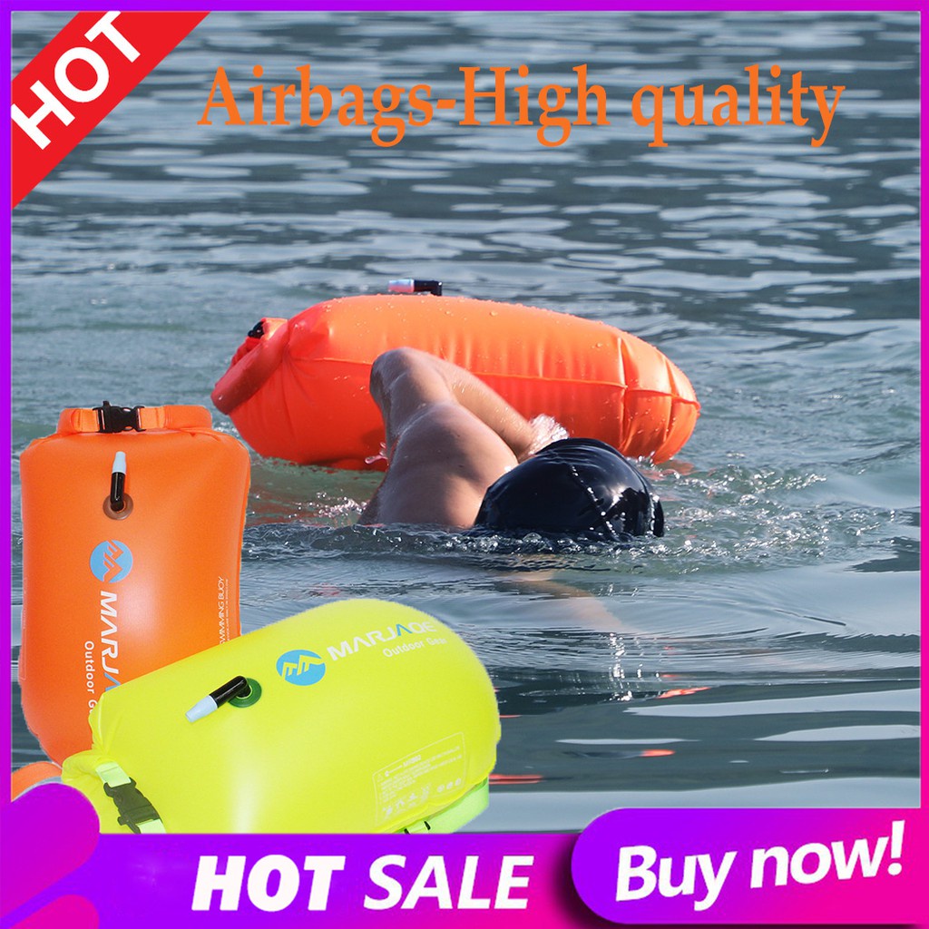 Sports Safety Swim Buoy Tow Float Pool Open Water Swimming Inflatable Airbag 