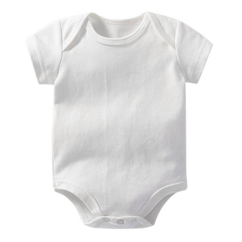 solid baby romper