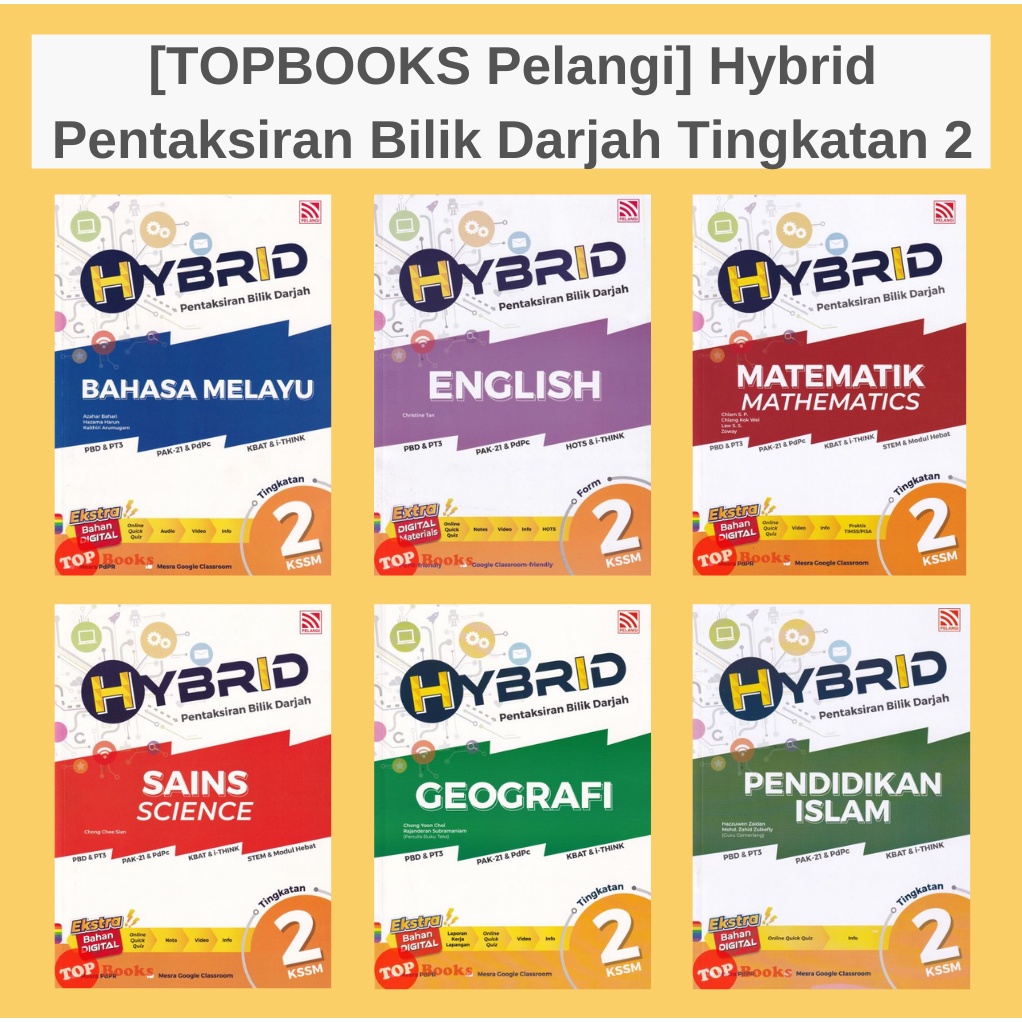 [TOPBOOKS Pelangi] Hybrid Pentaksiran Bilik Darjah Tingkatan 2 KSSM