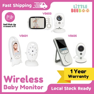 [1 Yr Warranty] Wireless Baby Monitor VB601 VB603 VB605 Night Vision Camera 2 Way Talk Lullaby (3 Pin M'sian Plug)