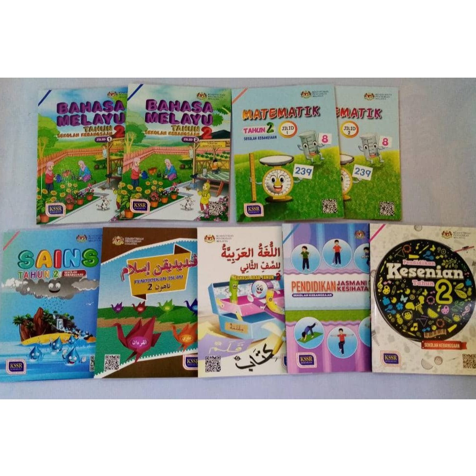 Buy BUKU TEKS TAHUN 2 KSSR BAHASA MELAYU, MATEMATIK, SAINS, P. ISLAM