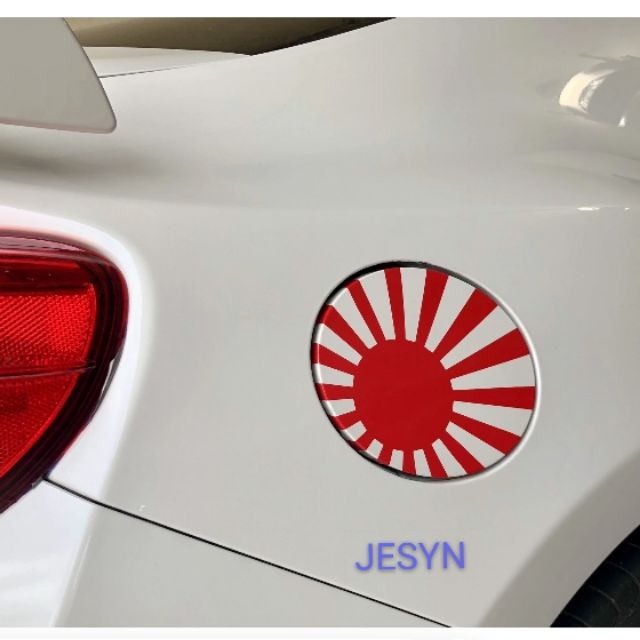 Jdm Fuel Tank Cap Sticker For Aruz Alza Myvi Axia Bezza Kancil Viva Honda Toyota 21cm 17cm Shopee Malaysia