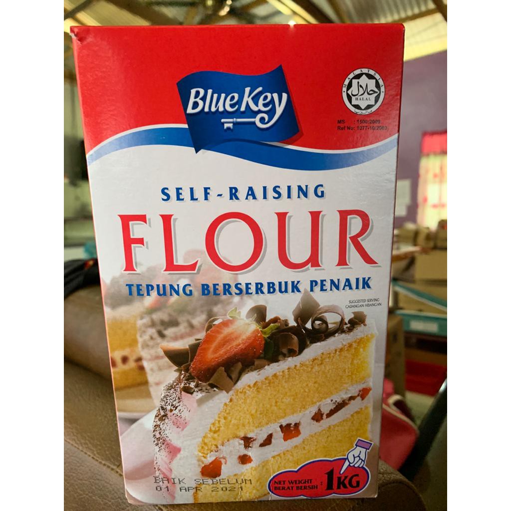 Tepung Naik Sendiri Blue Key Shopee Malaysia
