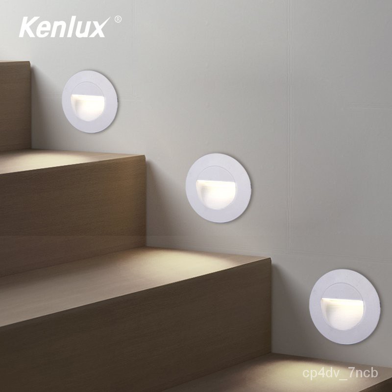 3w Led Stair Light Recessed Step Lights, Round Step Lights