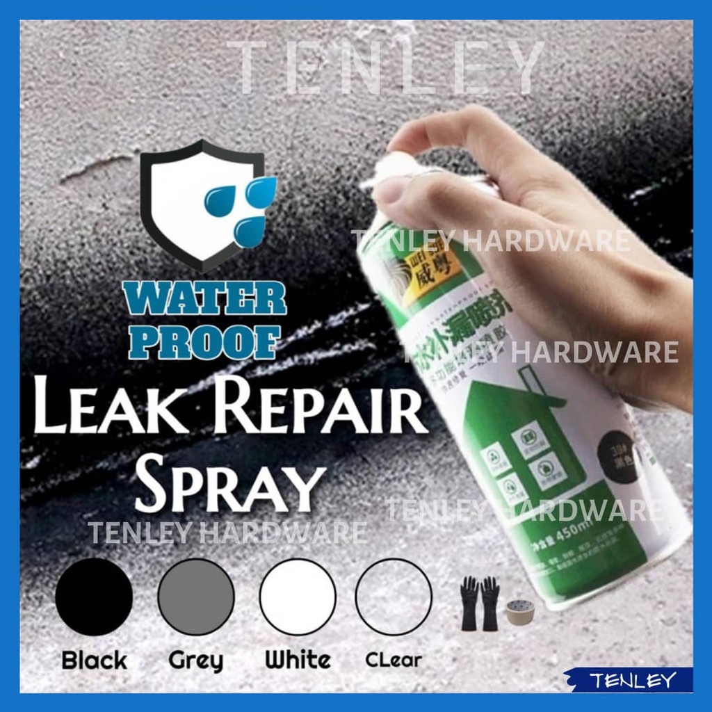 Tenley WaterProof Multi Function Leak Repair Spray  Pipe Roots/Roof Cracks Pipe Roots Water proof Tandas Gam