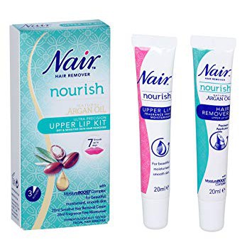 Hot Item Ready Stock Nair Hair Remover Nourish Upper Lip Kit
