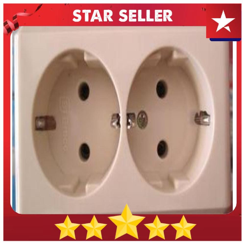 Free Shipping OB Socket Outlet BROCO 2 Hole Electric Plugs 2 Lb Wall