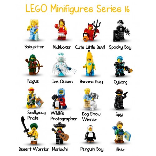 lego minifigures 16