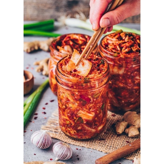 Halal Kimchi Spicy! 600g Recipe Origin from Korea With Local Ingredients Halal ✅