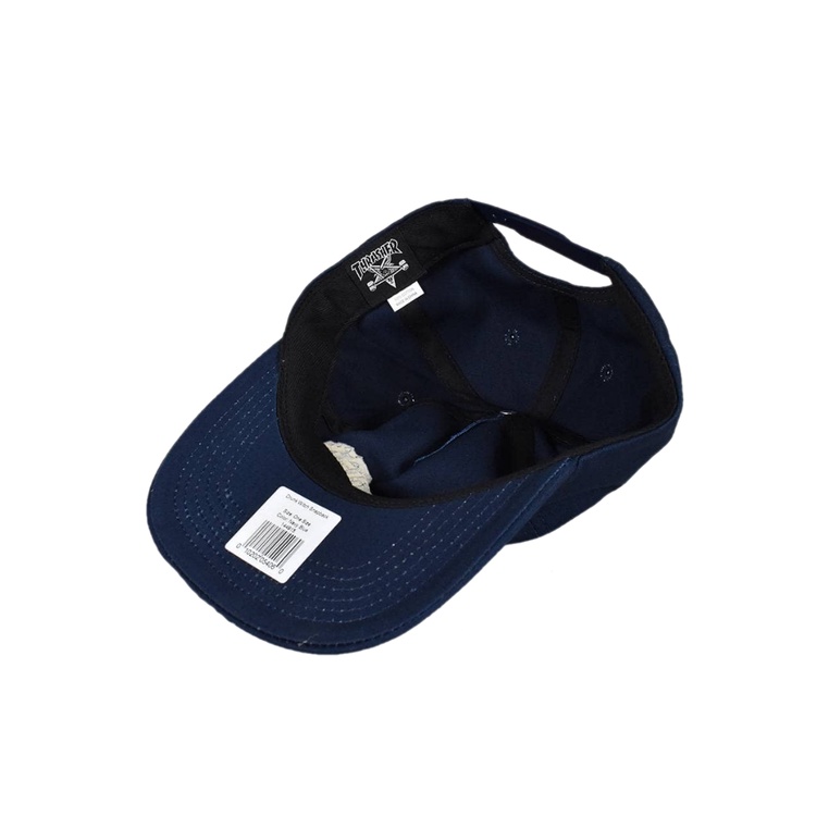 Thrasher Men's Drunk Blue メンズ Snapback Navy Skateboard Witch Clothing  Apparel Hat