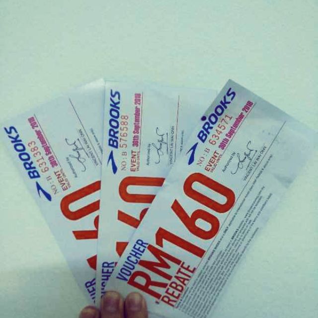 brooks voucher