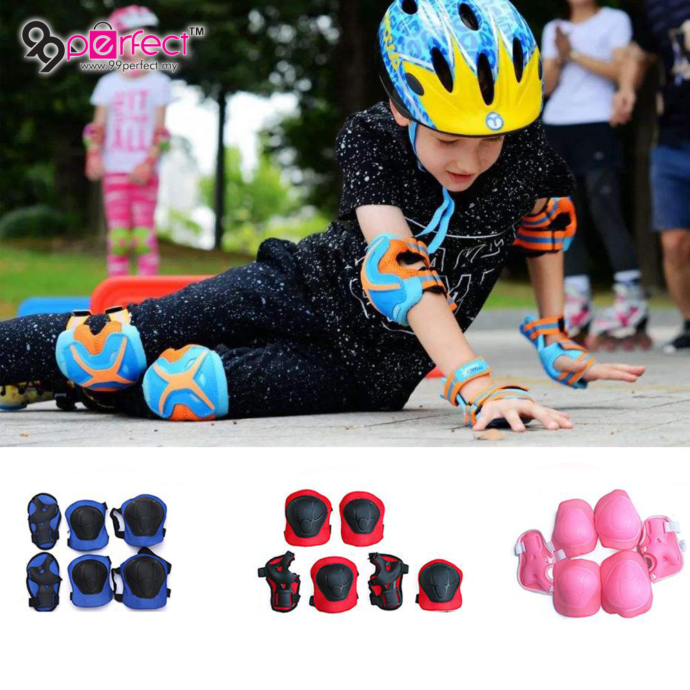 helmet and knee pads for toddlers