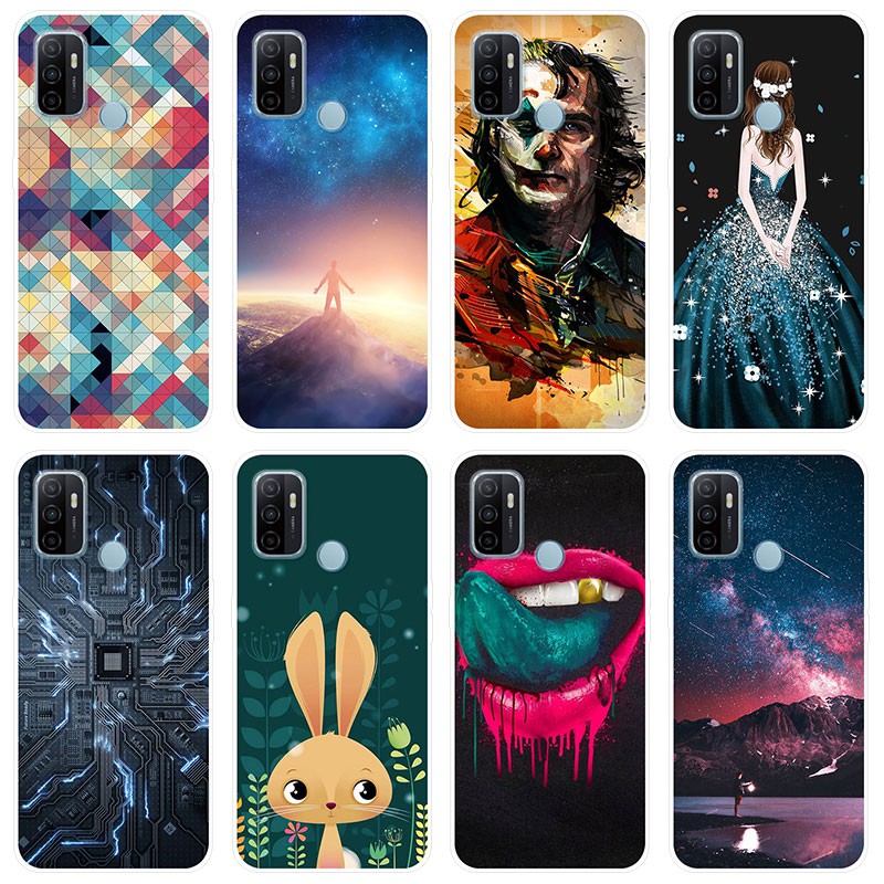 Oppo A53 Case Silicone Tpu Back Cover Oppo A 53 A53 2020 Animated Cartoon Soft Phone Casing Shopee Malaysia
