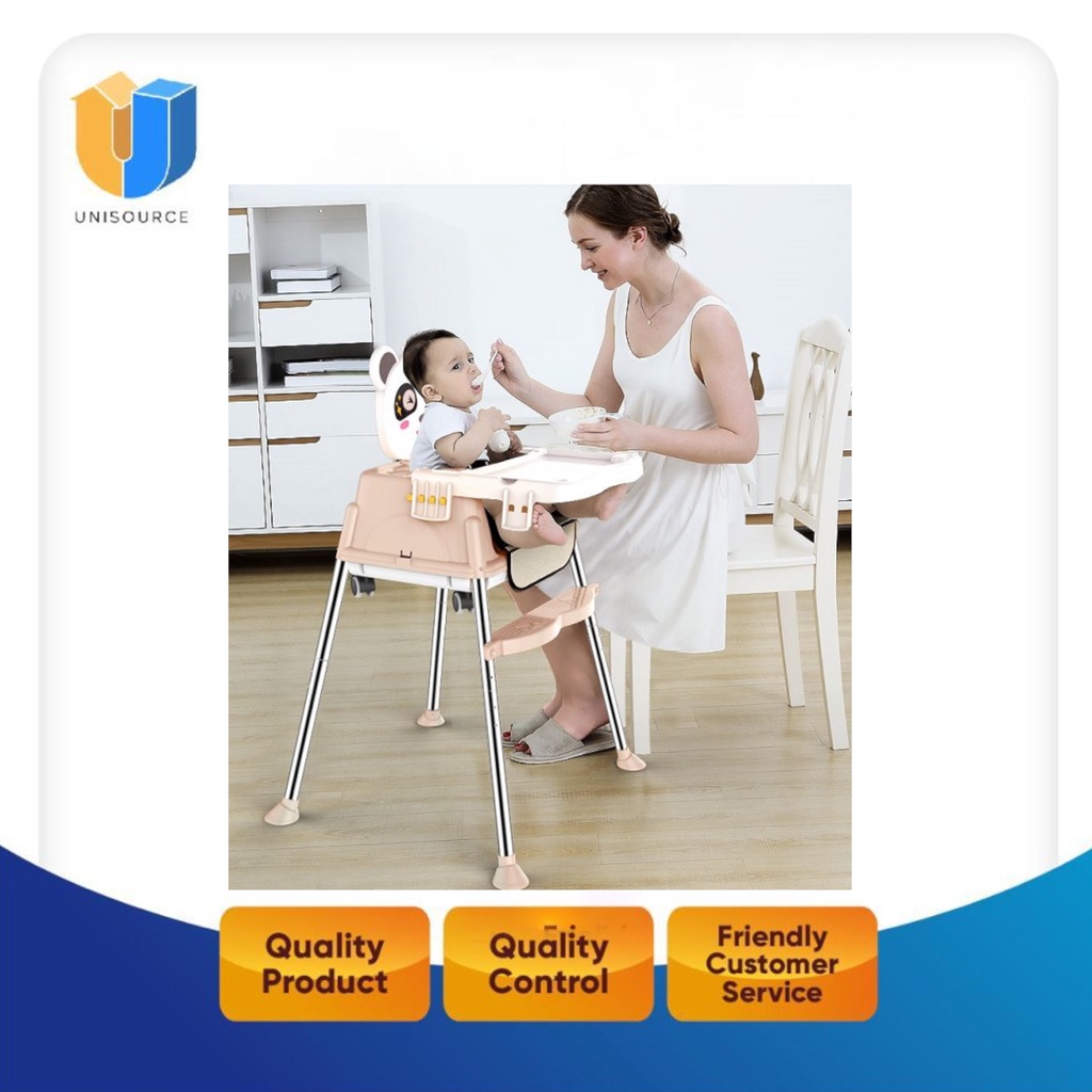 Baby dining chair for eating foldable portable household baby chair