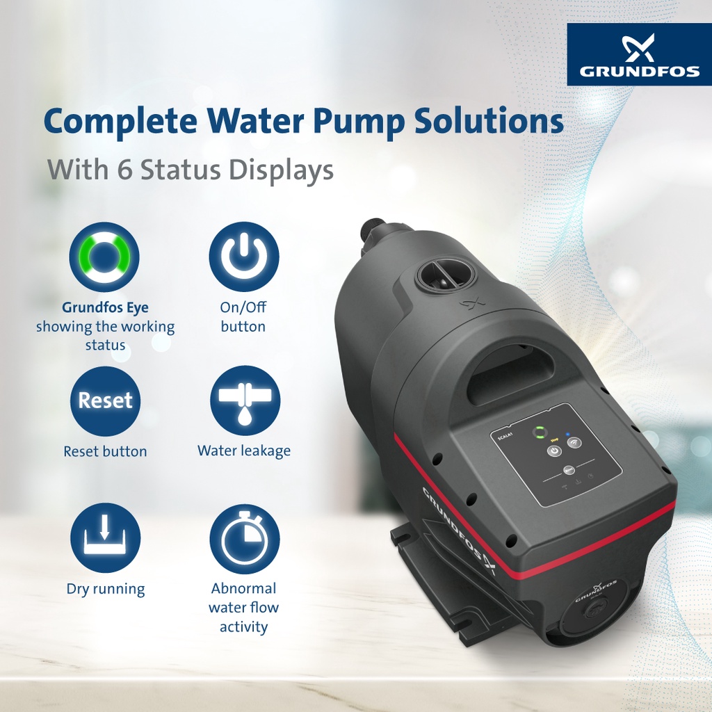 Grundfos SCALA1 5-55 Home Water Pressure Booster Pump | Shopee Malaysia