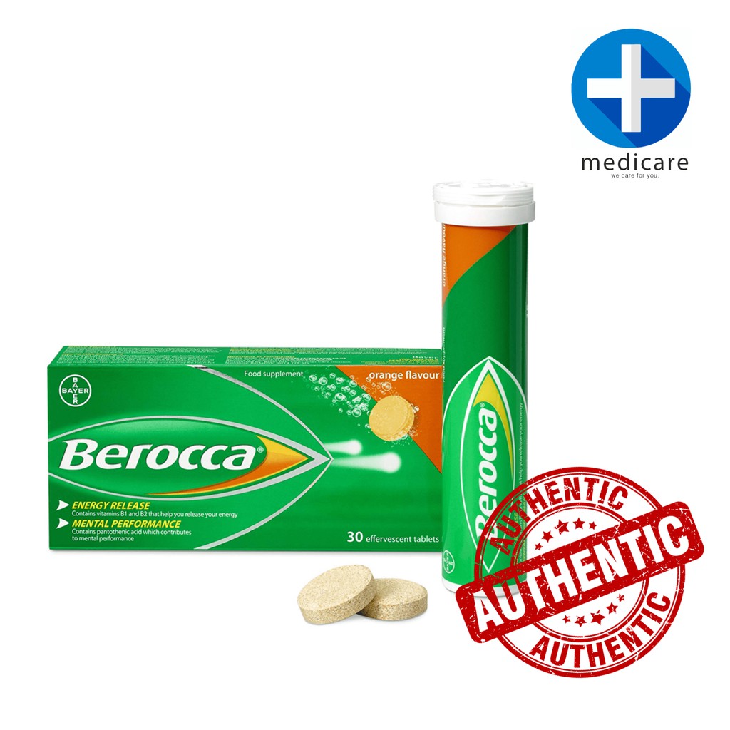 Berocca Effervescent Tablets Orange (30's) | Shopee Malaysia