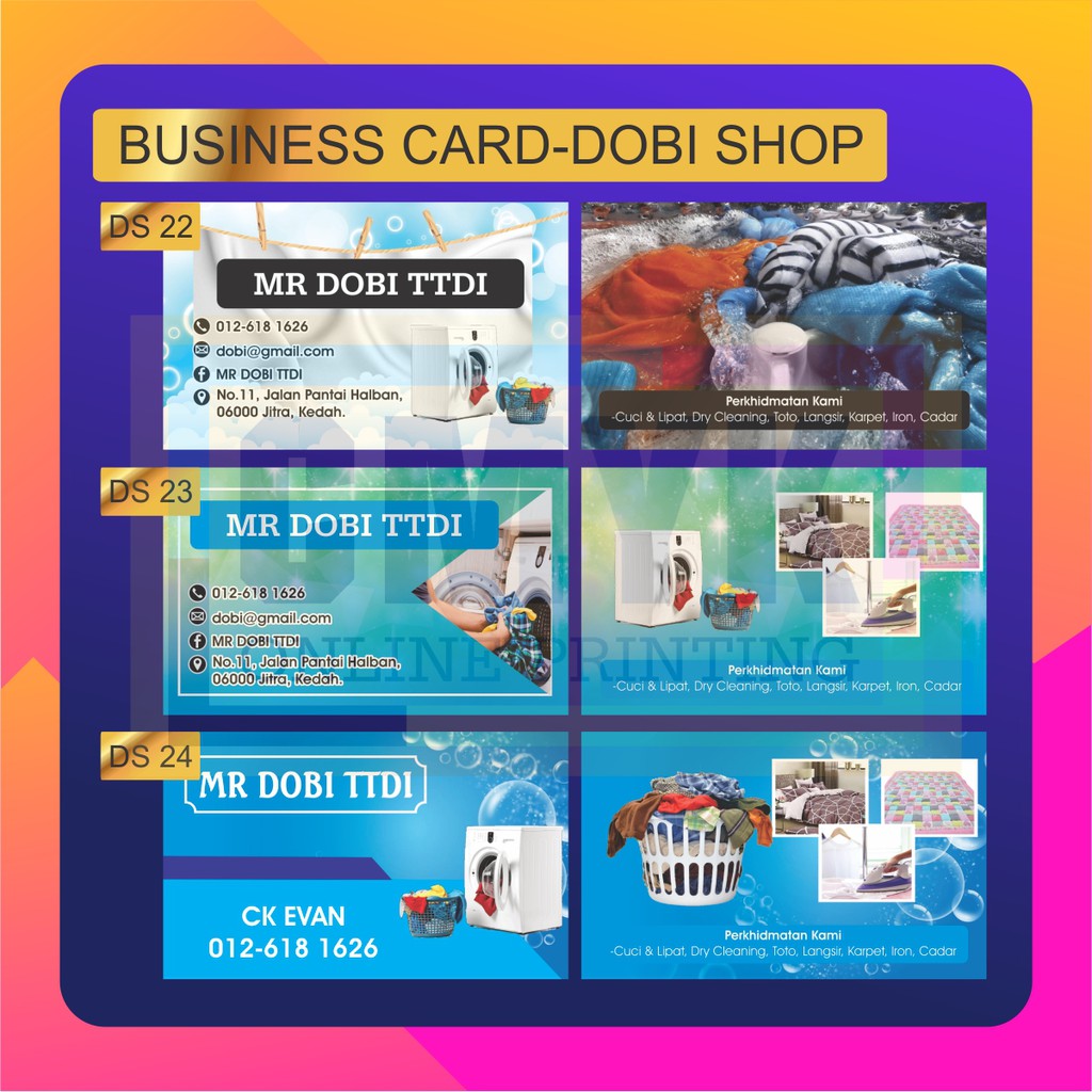 TEMPLATE] DOBI SHOP VERSION Business Card / Name Card WITH 