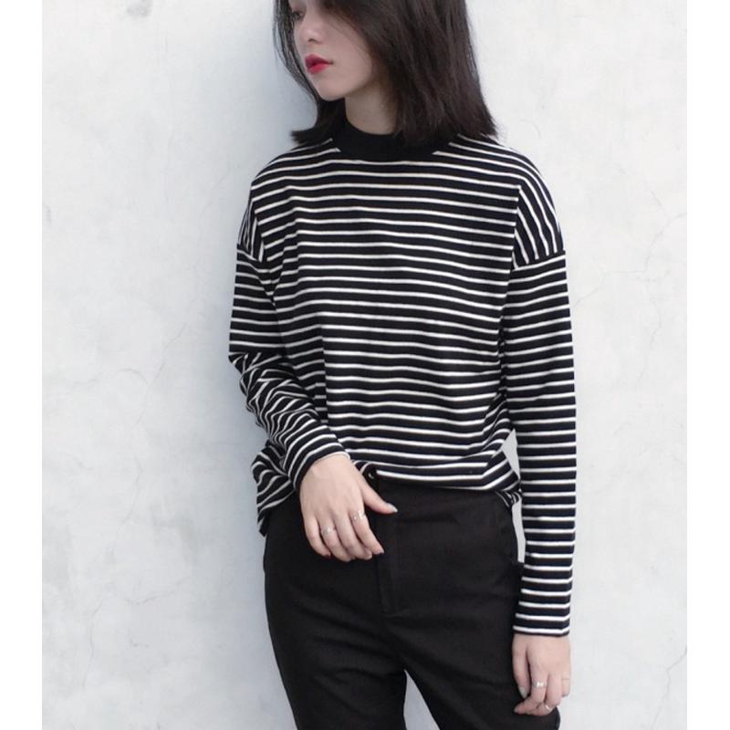 Women Baju  T Shirt Lengan Panjang  Blouse Long Sleeve Long 