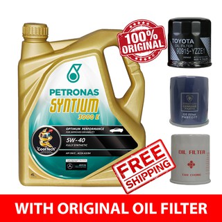 (With Original Oil Filter) PETRONAS Syntium 3000 E 5W40 