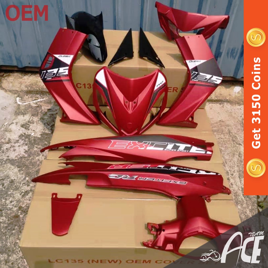 Coverset LC135 V1 New Exciter RC 2020 / Yamaha LC V1 Body Cover Set
