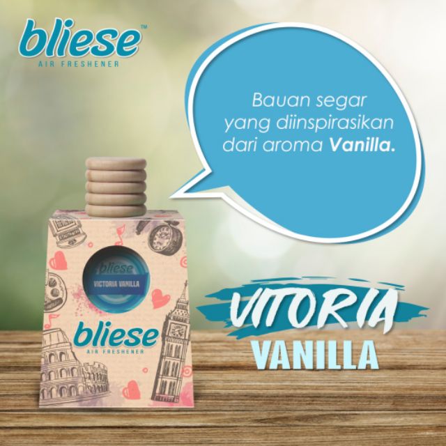 BLIESE AIR  FRESHENER VITORIA VANILLA Shopee Malaysia