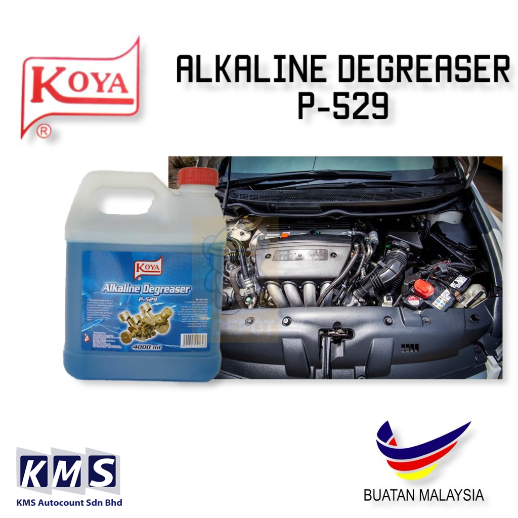 KOYA P529 alkaline degreaser engine degreaser 4000ml Shopee Malaysia