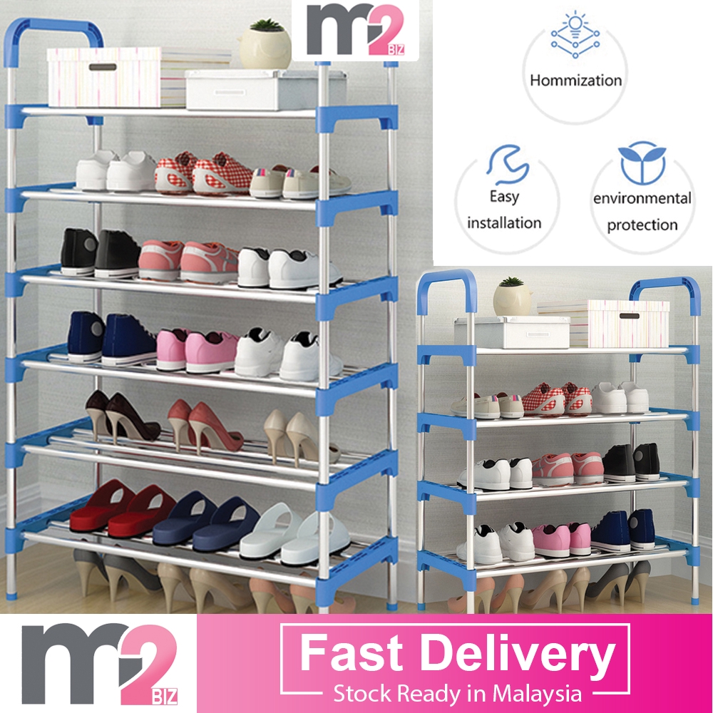 Shoe Rack Easy Assembly Plastic Multiple Layers Shoes Shelf Storage